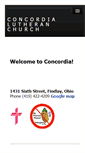 Mobile Screenshot of concordiafindlay.com